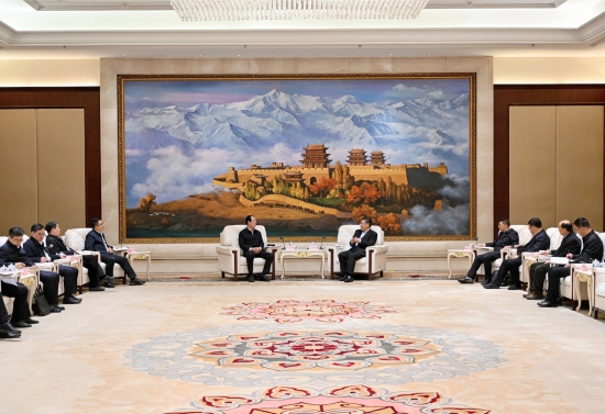 中國電建黨委書記、董事長丁焰章拜會甘肅省委副書記、省長任振鶴