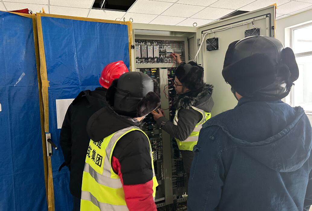 華能正寧百萬項目化水DCS系統受電一次成功