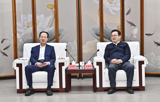 中國電建黨委書記、董事長丁焰章王斌拜會雄安新區黨工委書記、管委會主任張國華
