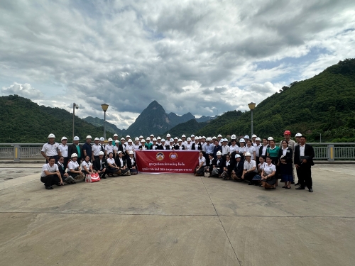 老撾南歐江電站開放日迎接當地銀行培訓團觀摩交流