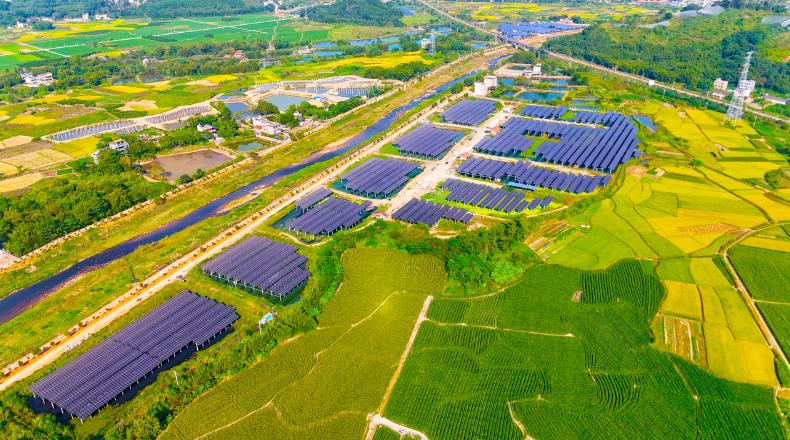 廣東能源韶關仁化地面分布式光伏項目并網發電