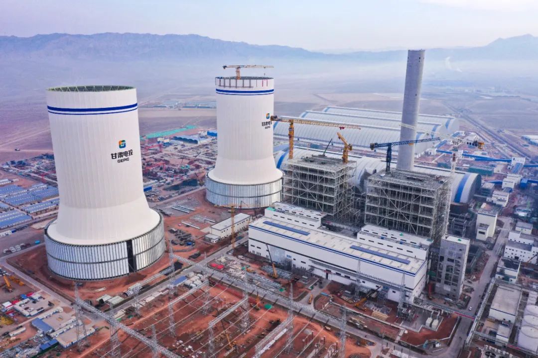 甘肅電投張掖電廠2×1000兆瓦燃煤機組擴建項目迎來重大節點