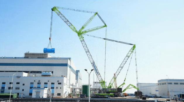 全國首例:中國秦山核電秦二廠2號機組發電機定子更換就位